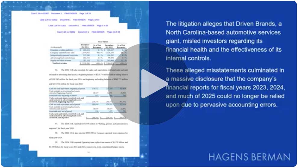 DRVN Investor Fraud Class Action Lawsuit Video Thumbnail