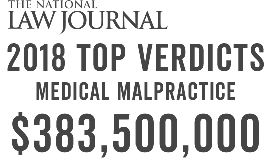 Top Verdicts Medical Malpractice award logo